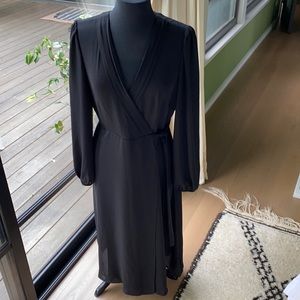 Dvf black dress